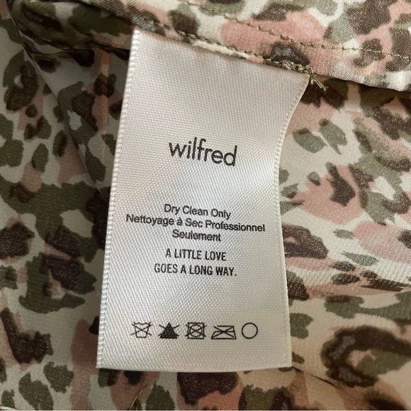 Wilfred Leopard Print 100% Silk Camisole Top Size XXS - Picture 5 of 5